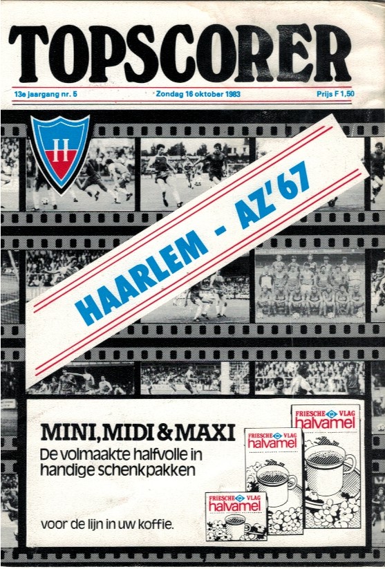AZ Programma 16-okt-1983 Haarlem uit
